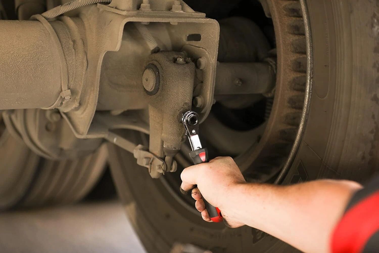 Automatic Slack Adjuster Release Hand Tool Set Ratchet Wrench Brake Adjustment Kit for Truck