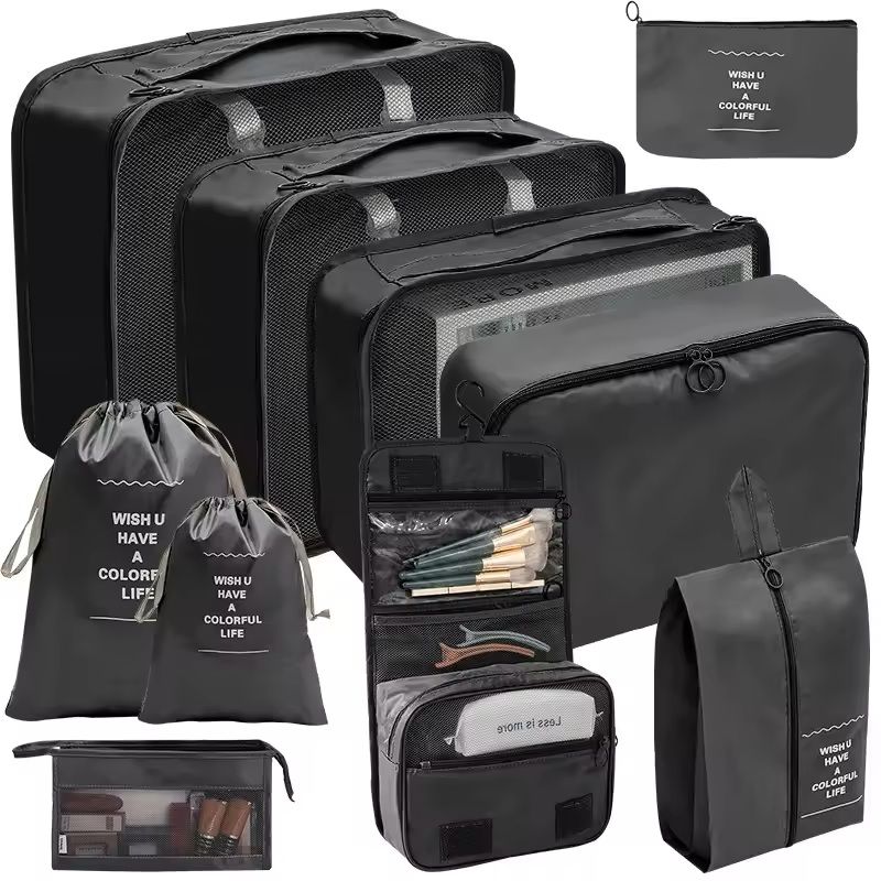 Travel Organizer Packing Cubes Set for Luggage and Clothes