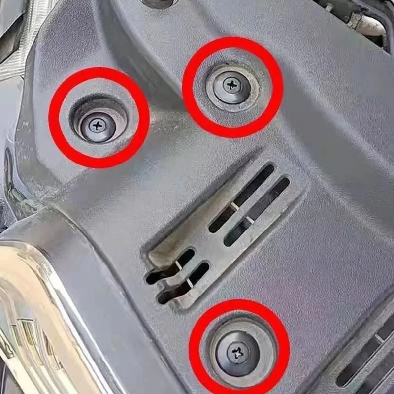 8mm Plastic Car Rivet Clips Bumper Fender Fasteners Set