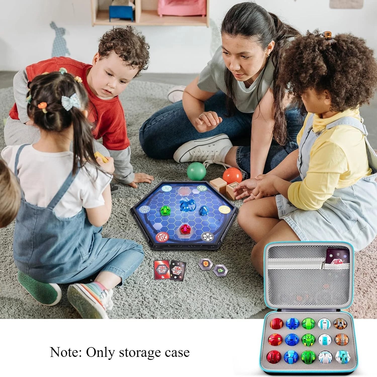 Portable Bakugan Armored Alliance Storage Case for Figures and BakuCores