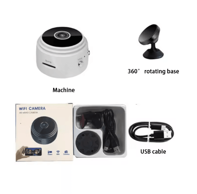 SecureMini Wireless WiFi Security Camera