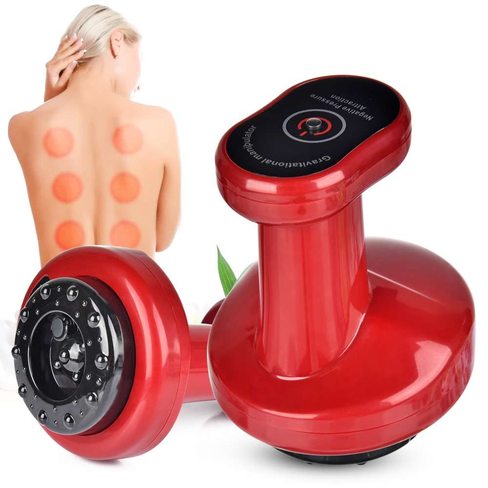 Infrared Vacuum Cupping Device, Anti-cellulite Smart Electric Massage for Back Neck Arm