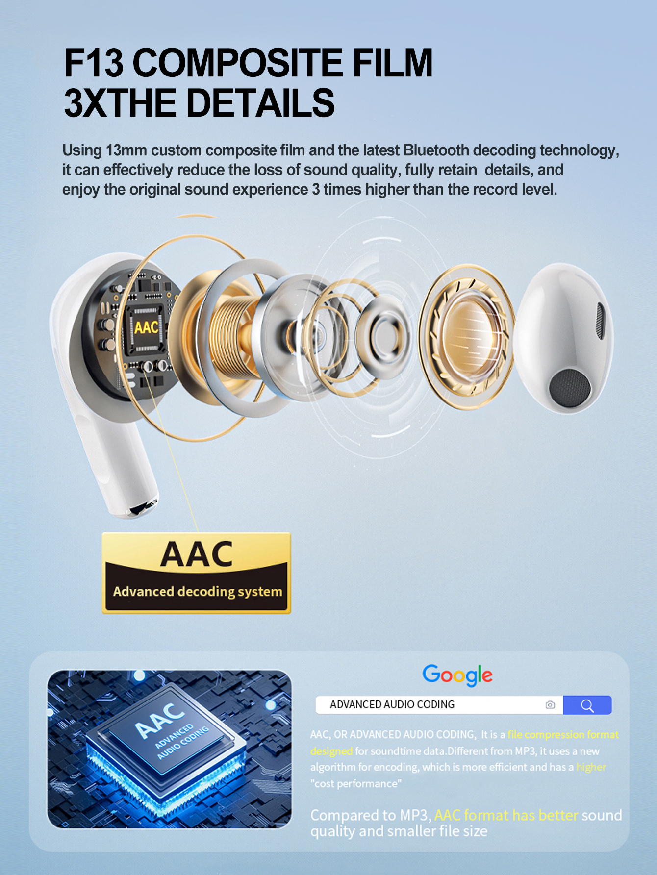Wireless Bluetooth Sports Earphones Premium In-Ear Headphones with Microphone for Active Lifestyles