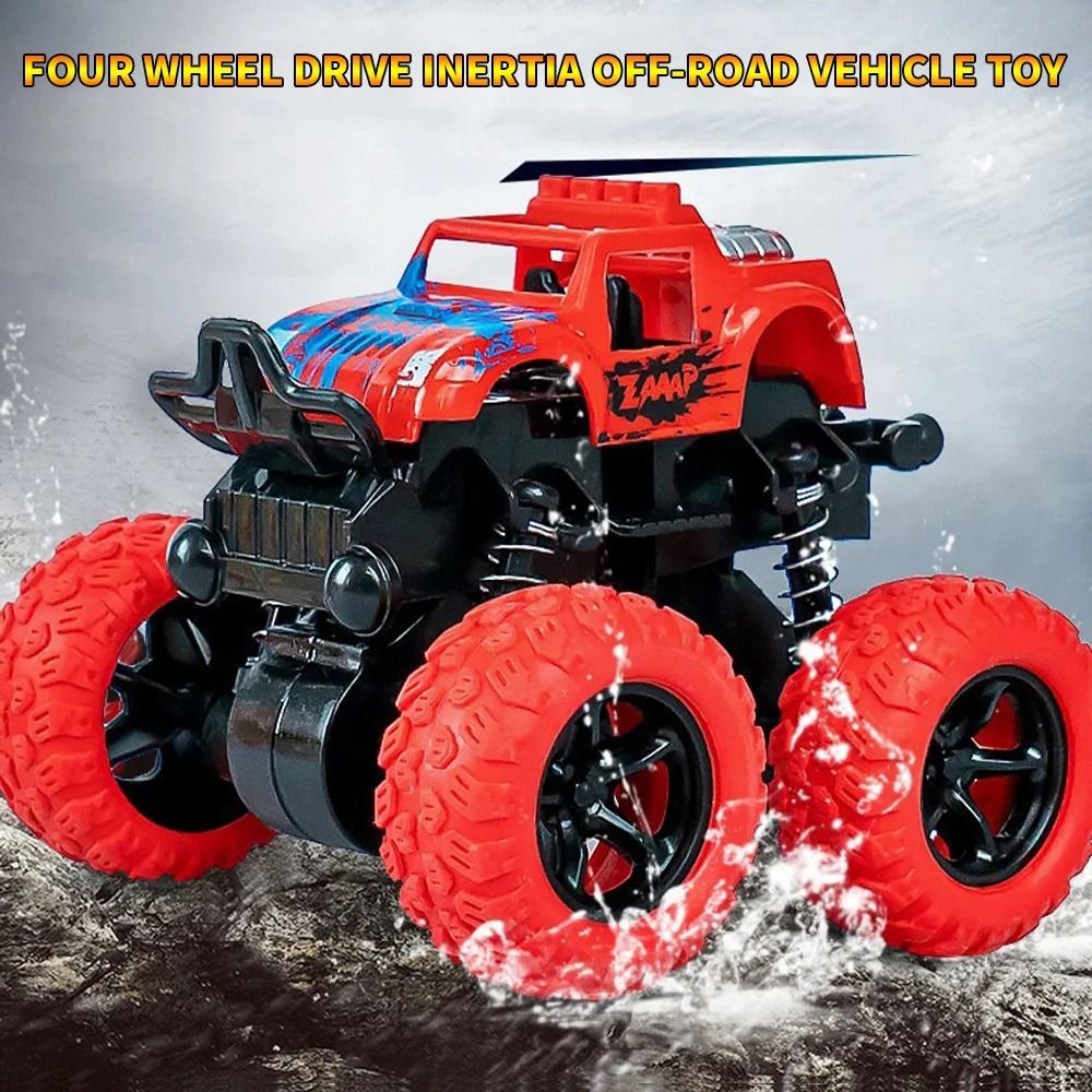 Four-Wheel Drive Inertial Off-Road Vehicle Toy - High-Performance Stunt Monster Truck