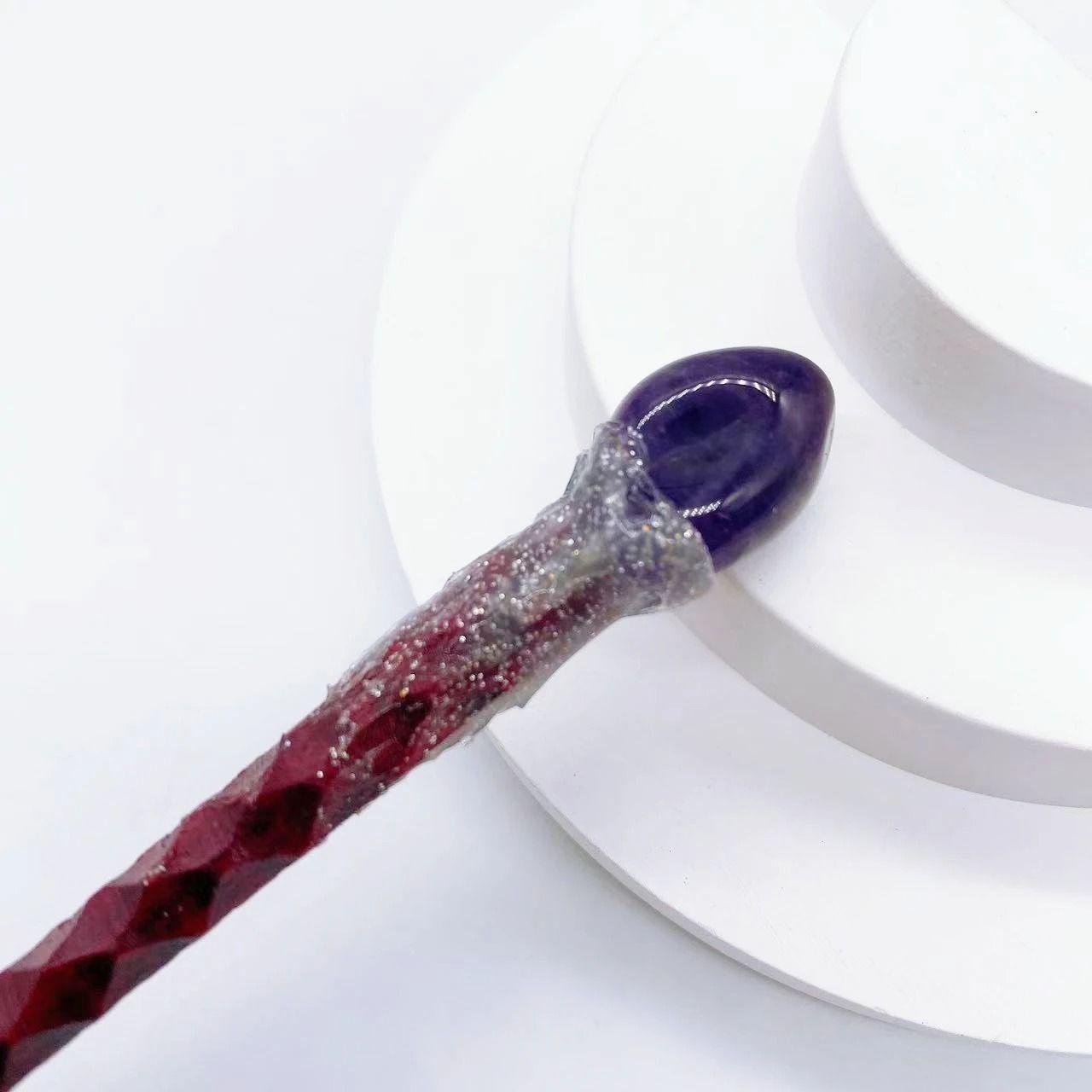 Architectural Healing Crystal Scepter Wand