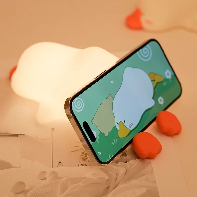 BANDIAN Rechargeable LED Cute Duck Night Light