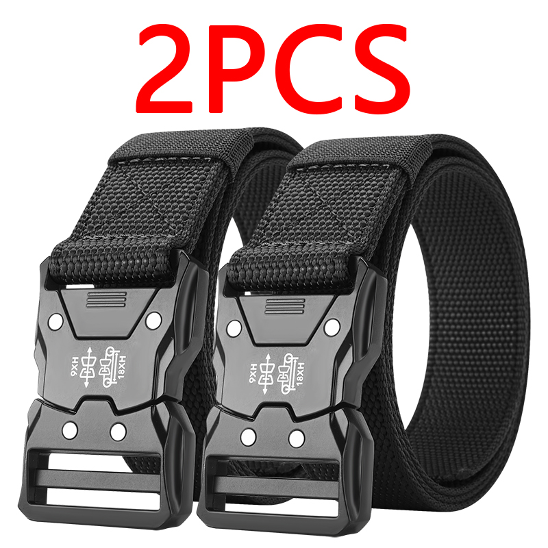 Durable Automatic Buckle, Tactical Waist Belt, Perfect for Outdoor Adventures, Unisex Accessories for Men and Women