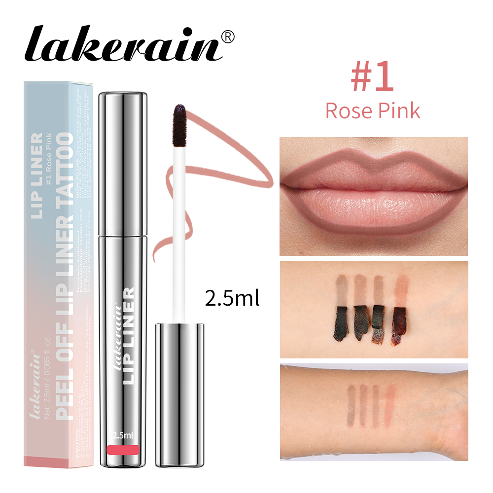 Peel Off Lip Liner, Long Lasting Waterproof Matte Lip Tint Tattoo, Sexy Red Contour, Non Stick Cup, Smudge Proof Lip