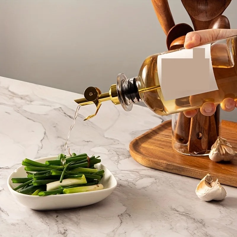 Bottle Seasoning Bottle, Glass Olive Oil Dispenser, Vinegar Bottle Condiment, Kitchen Stuff Container Kitchen Gadgets