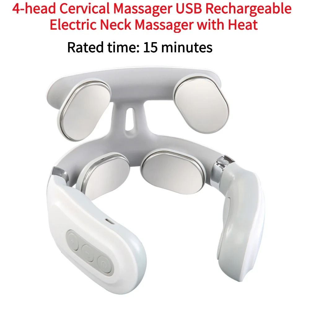 Neck Shoulder Massager Deep Tissue Electric Shiatsu Back and Cervical Relaxation Machine