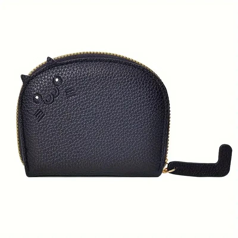 Cat Shaped Wallet Cute Women Card Holder Multi Slot Coin Purse