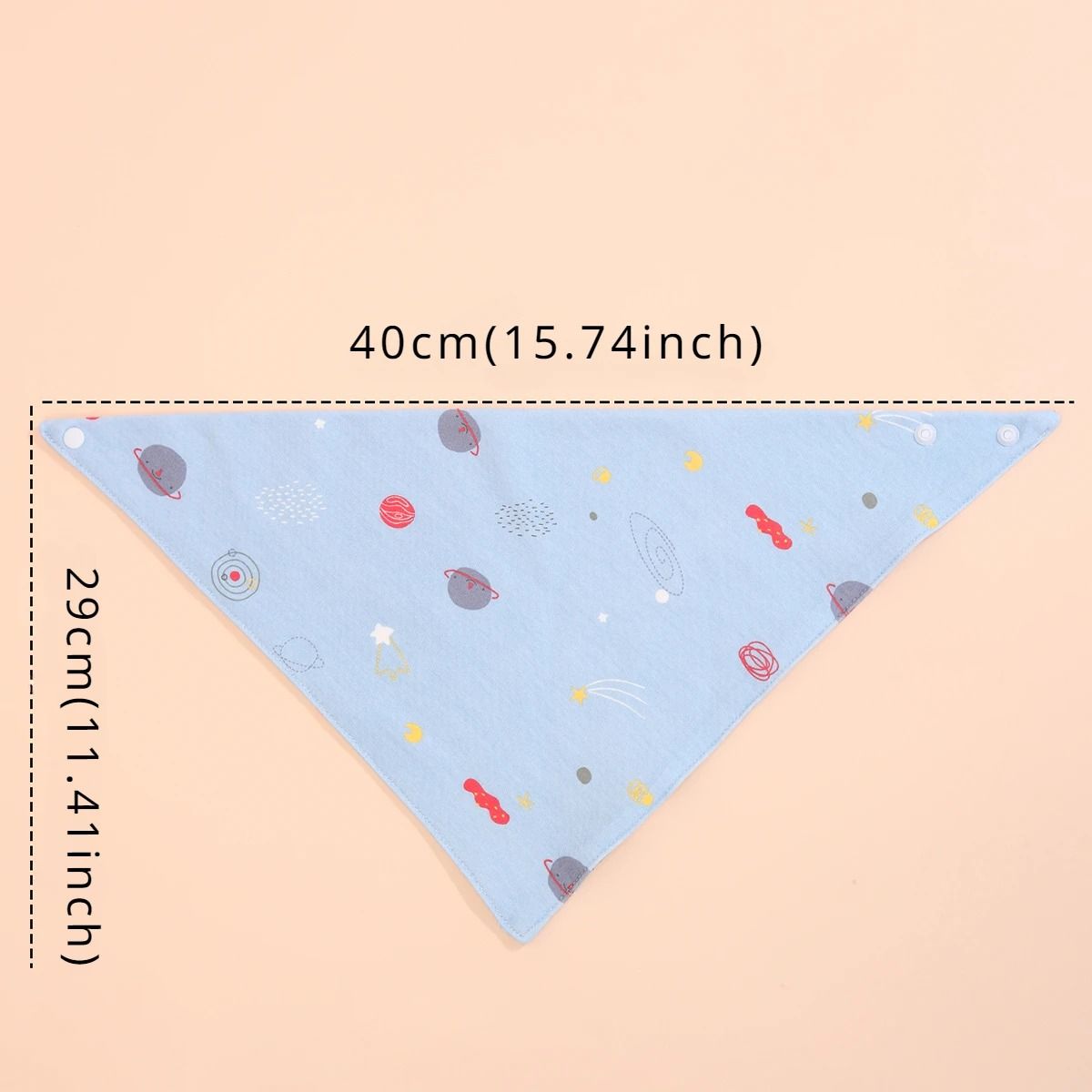 Pure Cotton 360° Waterproof Bandana Bibs (5-Pack)