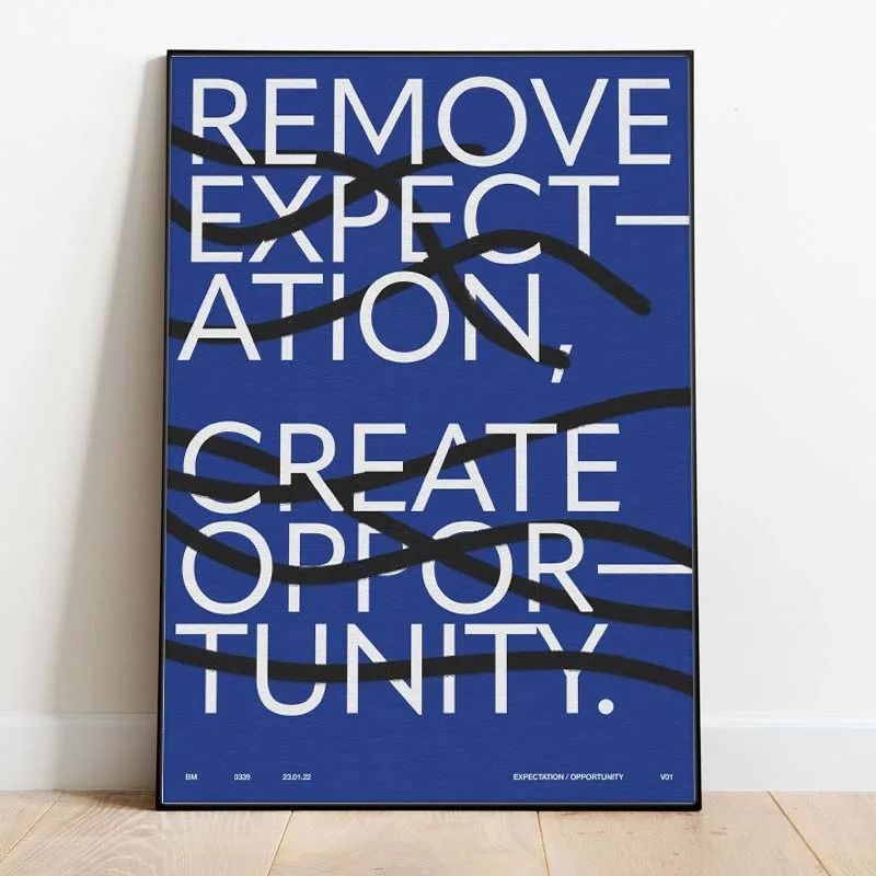 Modern Retro Inspirational Quote Canvas Art