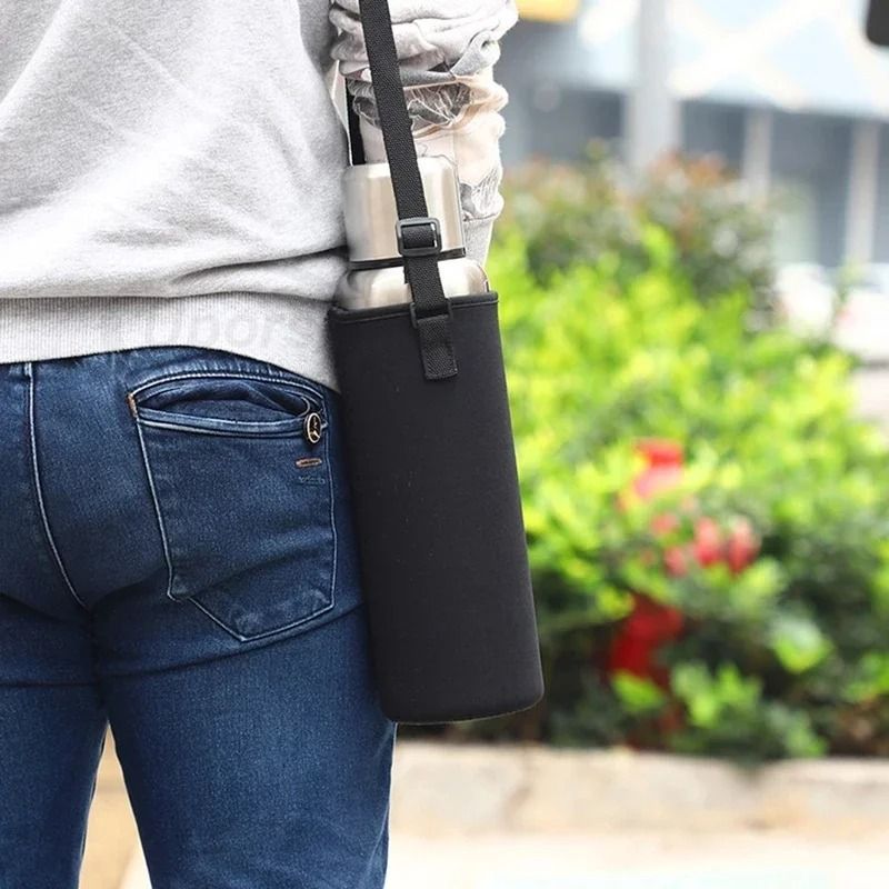 304 Stainless Steel Large Capacity Vacuum Flask Insulated Thermos Bottle With Carry Rope