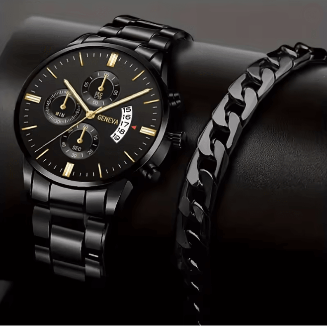 Stainless Steel Luxury Quartz Watch