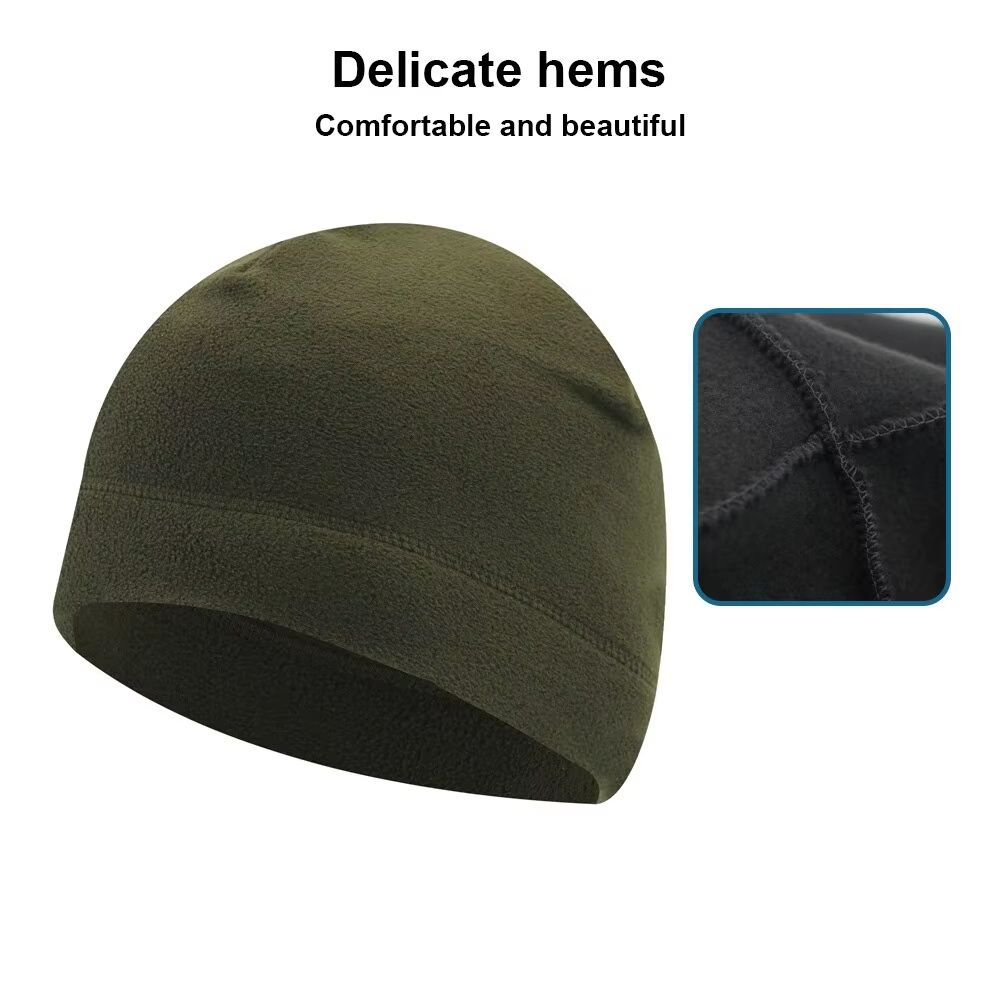 Unisex Soft Polar Fleece Windproof Skull Cap Beanie