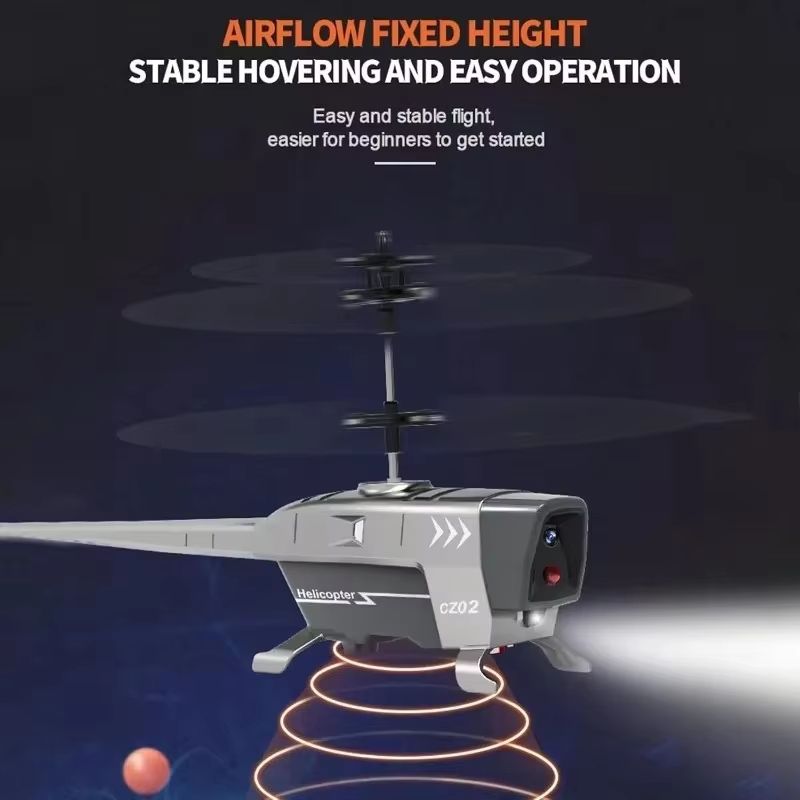 SkyGuardian CZ02 2.5-Channel Obstacle-Avoidance RC Helicopter Drone