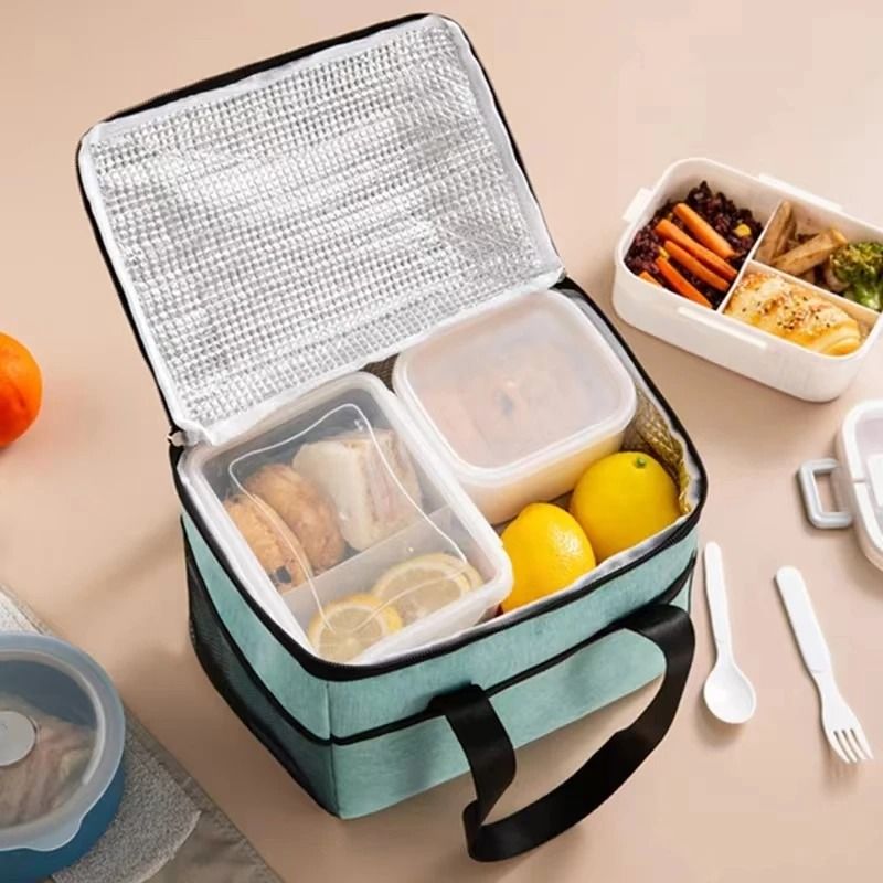 Fashion Large-Capacity Leakproof Lunch Cooler Bag