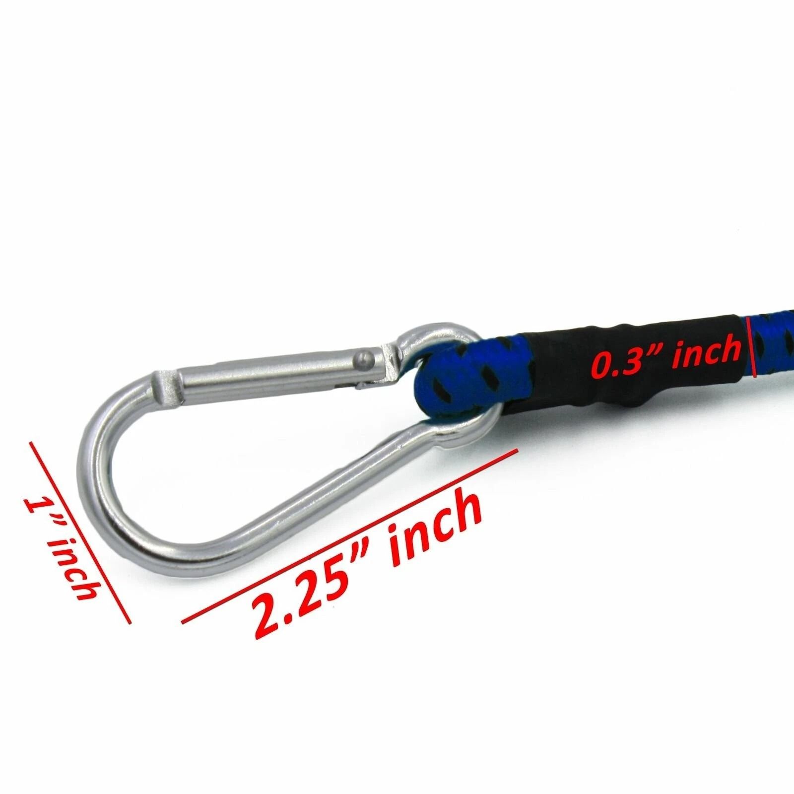 Heavy Duty Bungee Cord with Carabiners Perfect for Outdoor Gear and Luggage