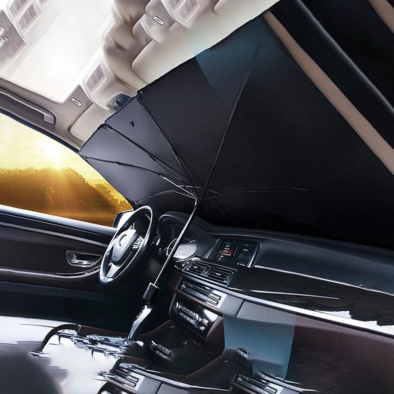 Retractable Windshield Sunshade Parasol