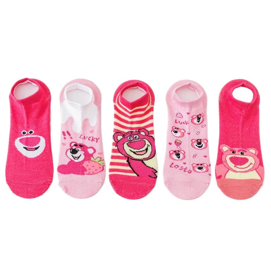 Cartoon Anime Casual Socks Funny Street Style 10 Pair Set