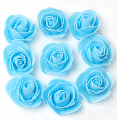 Mini Artificial Rose Flower Heads for Wedding & Party Decorations