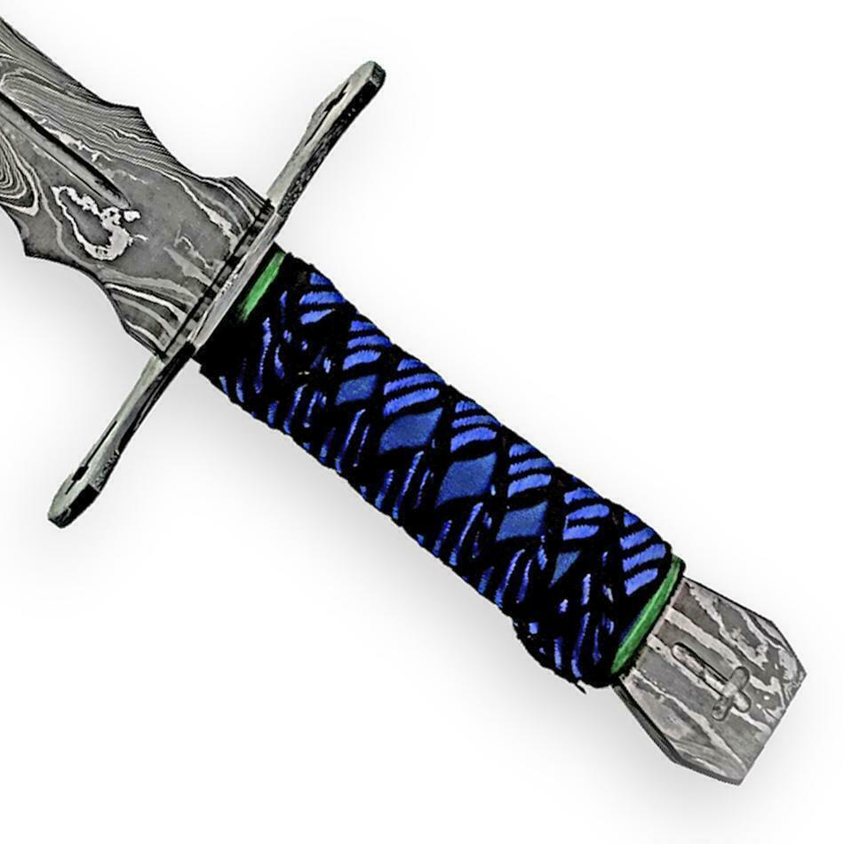 22 Inch Roman Gladius Sword Viking Hunting Sword Damascus Steel Han forged
