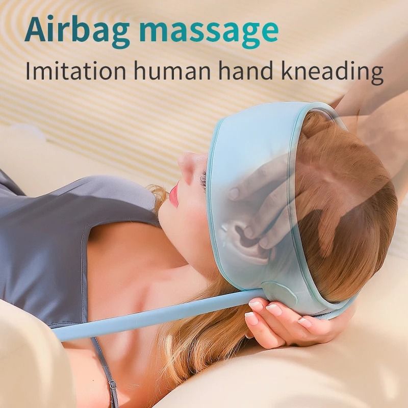 Deep Relaxation Air Compression Sleep Aid Head Massager