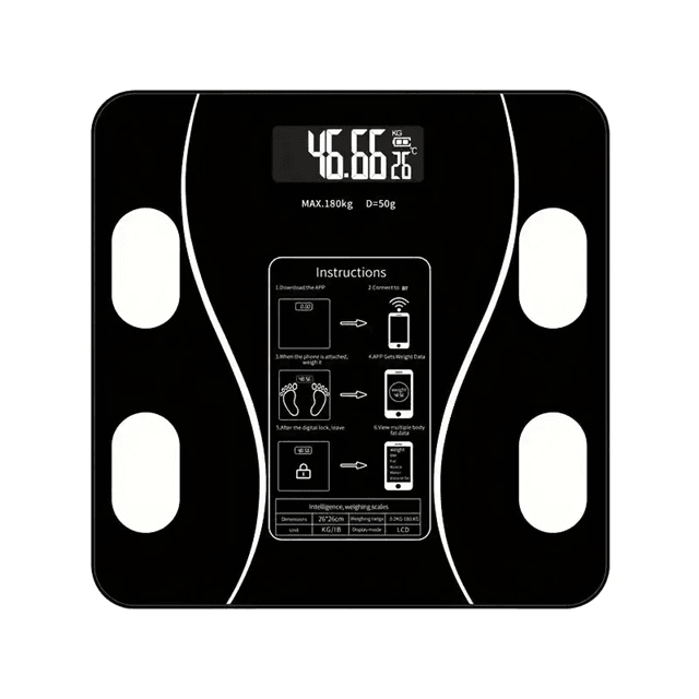 Smart Body Fat Scale Wireless Digital Bathroom Weight Analyzer