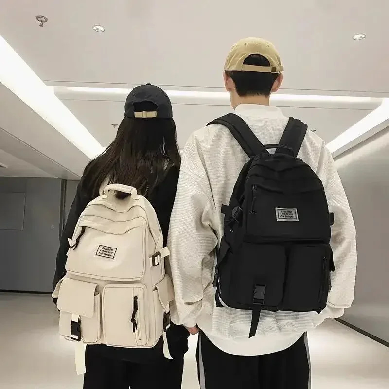 Mens and Womens Universal Nylon Backpack Large Capacity Fashionable Casual Schoolbag Computer Backpack