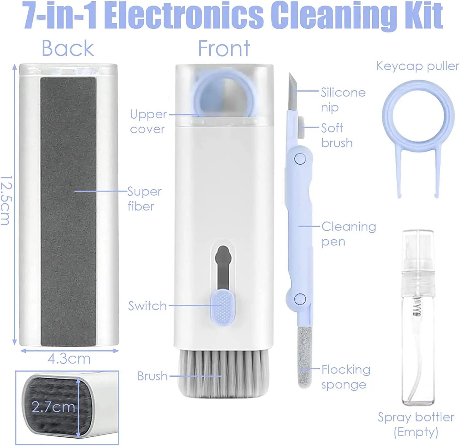 7 in 1 Multi Function Electronics Cleaning Kit