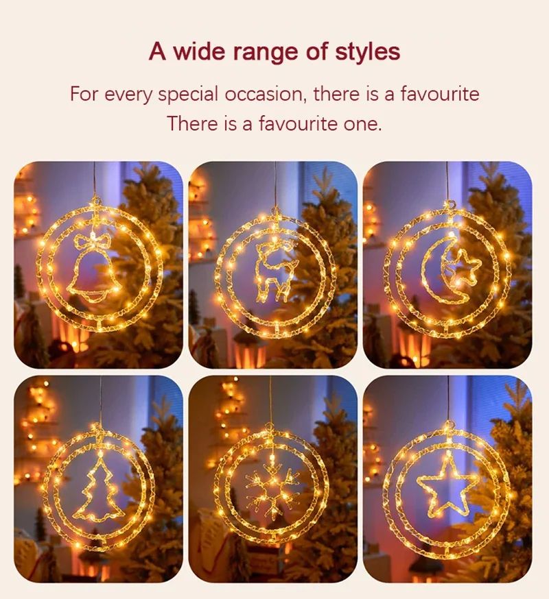 LED Christmas Figure Hanging Lights