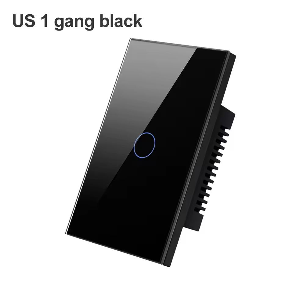 WiFi/Zigbee Smart Light Switch – Touch Control, No Neutral Wire Required, Compatible with Alexa & Google Home