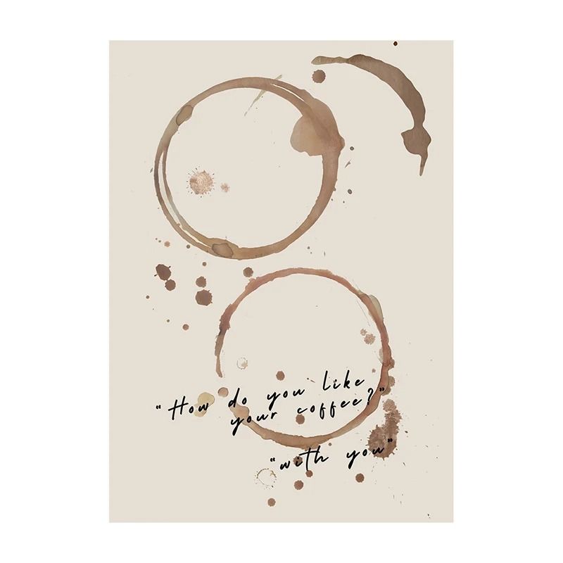 Surreal Coffee Diver Canvas Poster | Trendy Kitchen Gallery Wall Art