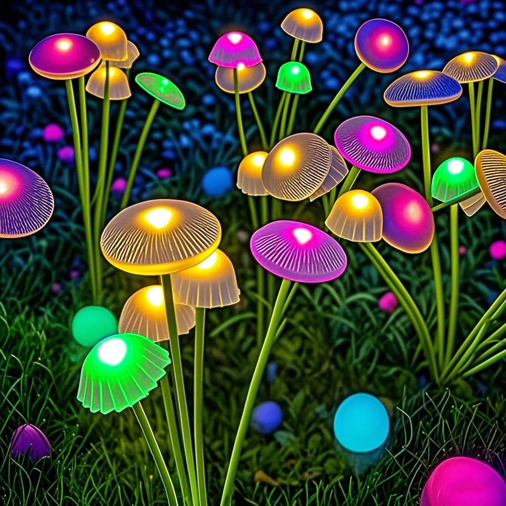 Solar Jellyfish Lights, Waterproof Outdoor Garden Decor, Solar Pathway Light for Patio, Balcony, Yard