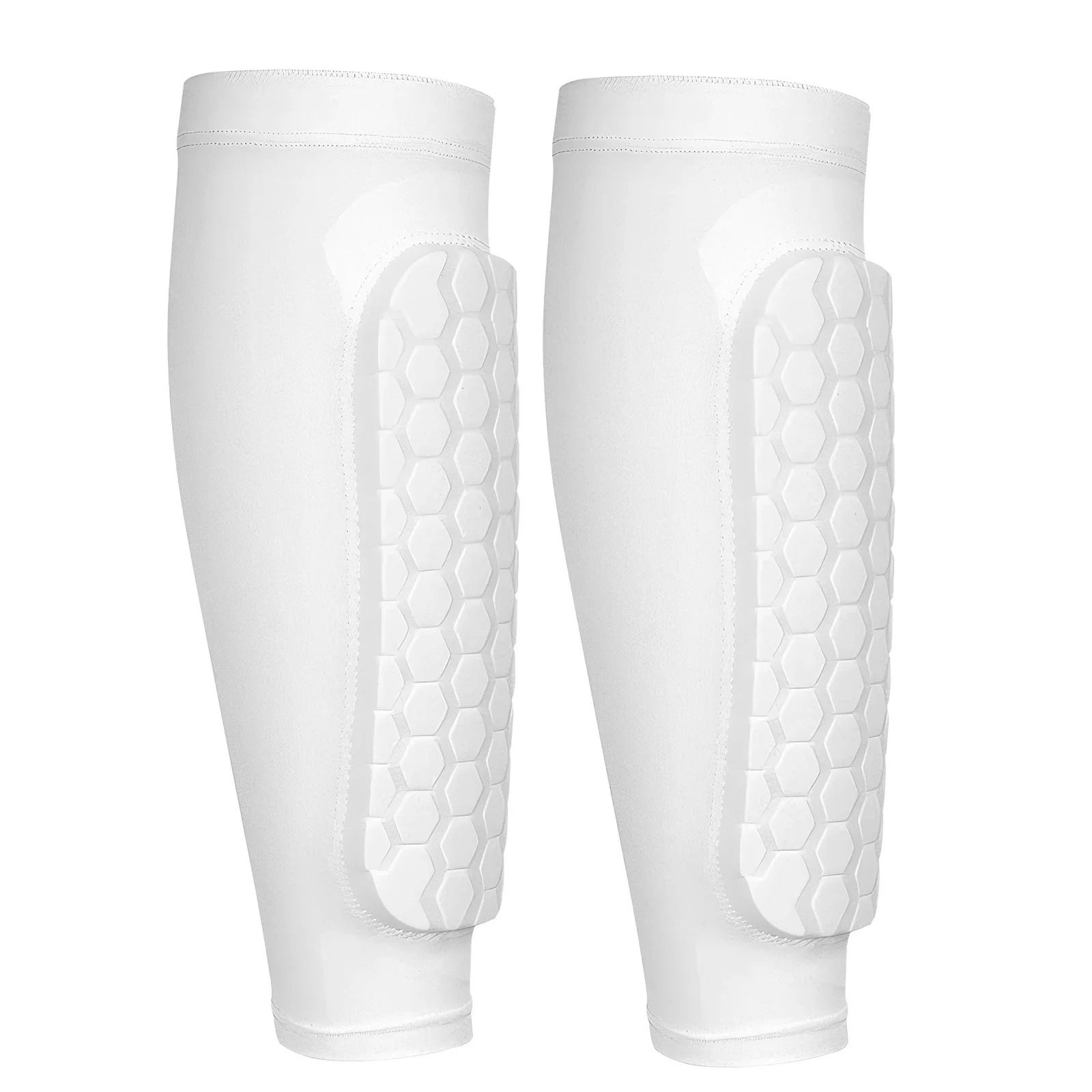 Honeycomb Football Shin Guards Lightweight Ergonomic Calf Protection Pads