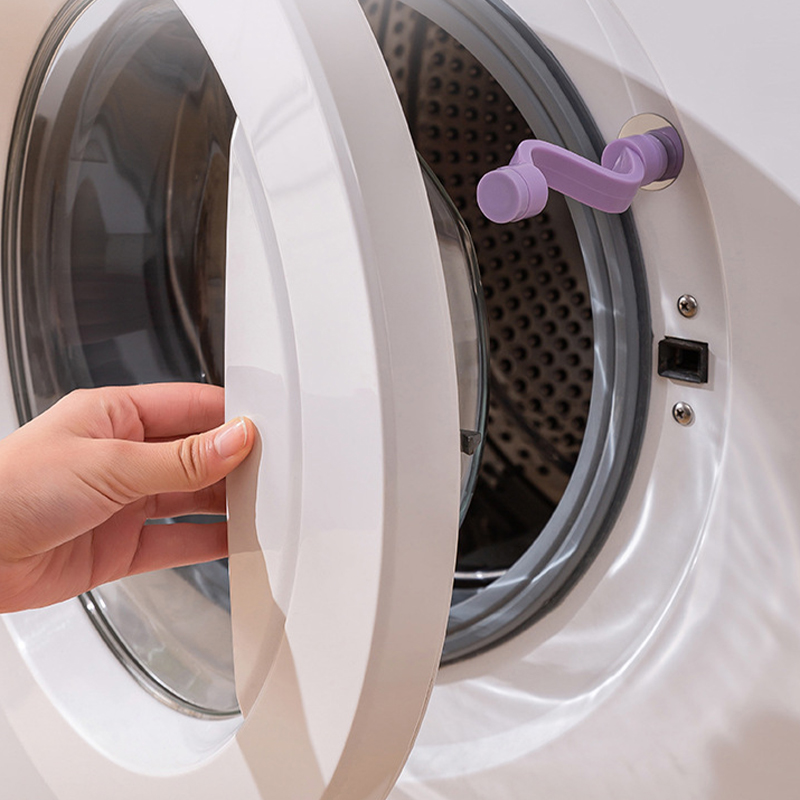 Silicone Washing Machine Door Safety Lock, Magnetic Ventilated Anti-Mold Clip to Keep Washer Door Open