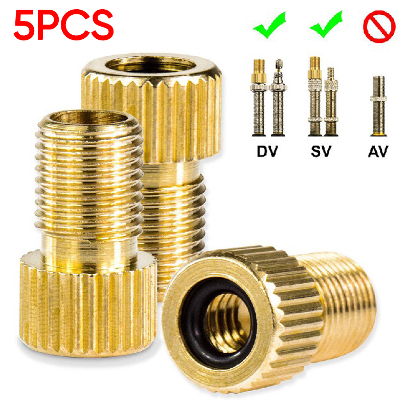 Presta to Schrader Valve Adapter Premium Bike Tire Converter