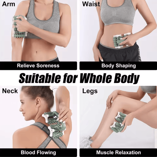 Deep Tissue Muscle Massage Roller – Fascia & Anti-Cellulite Myofascial Release Tool