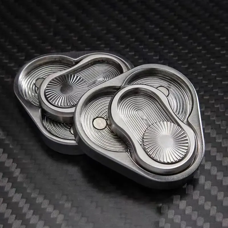 Metal Fidget Spinner for Adults, Magnetic Fidget Slider EDC Toy, ADHD, Autism Sensory Stress Relief & Focus Aid