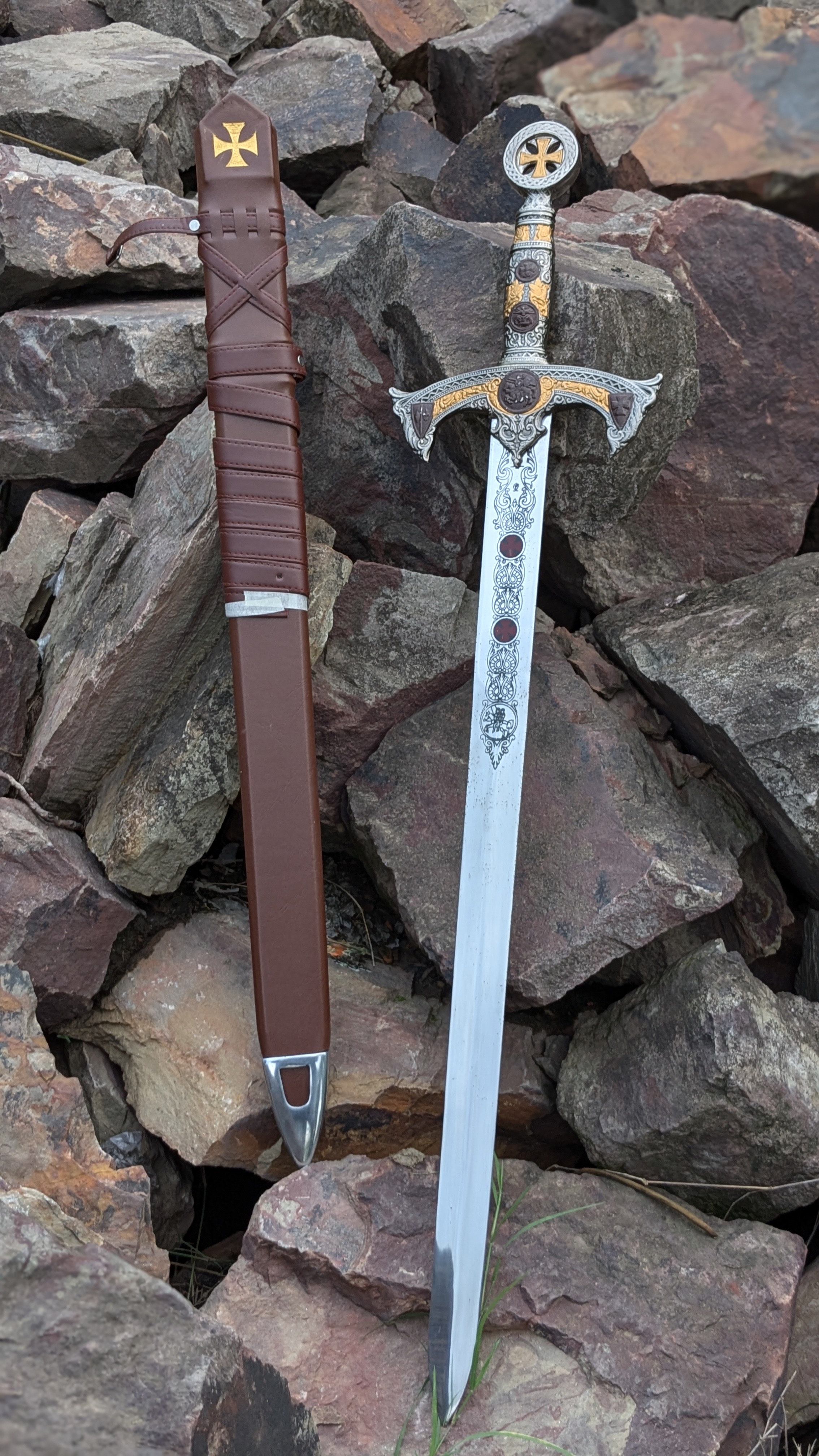 Templar Knights Sacred Holy Longsword! Version II