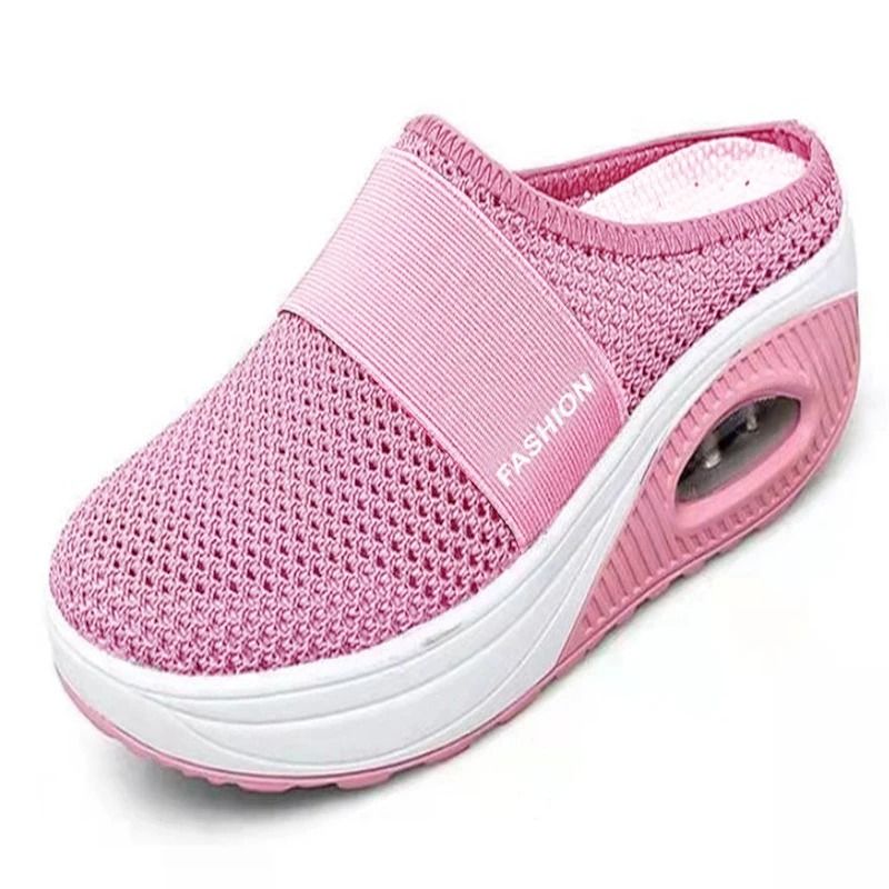 Women Wedge Sandals Open Toe Slip On Slippers