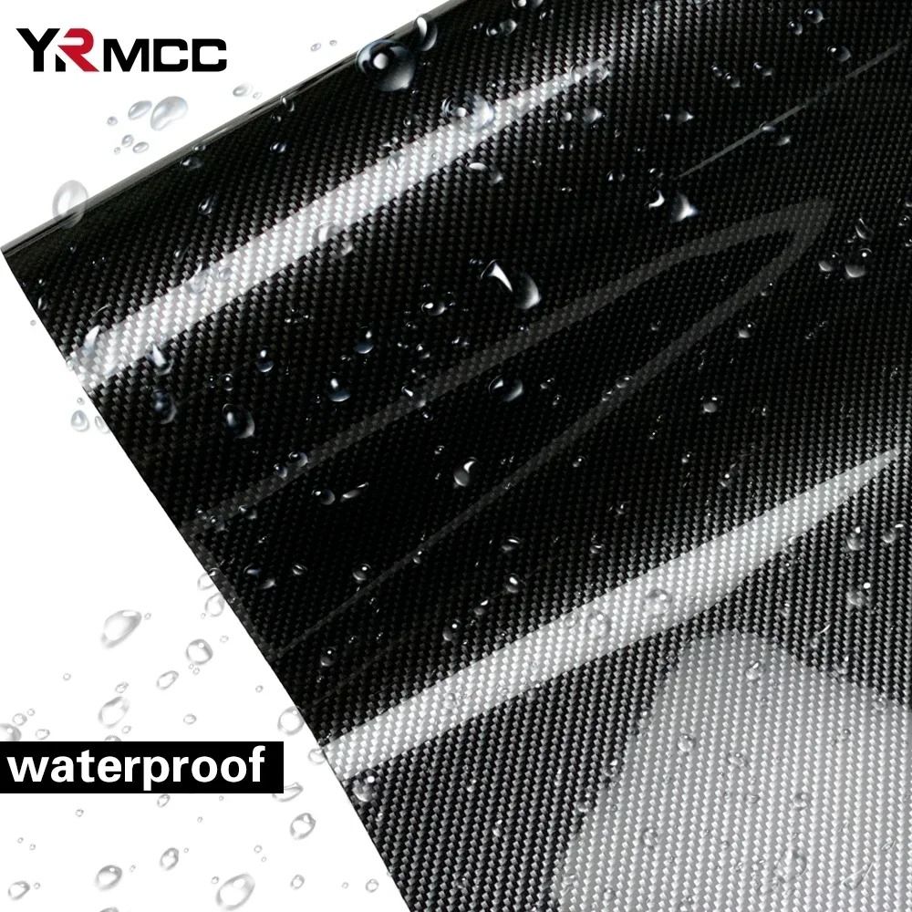 Premium Gloss Carbon Fiber Vinyl Wrap – Waterproof 3D/6D Car Styling Film