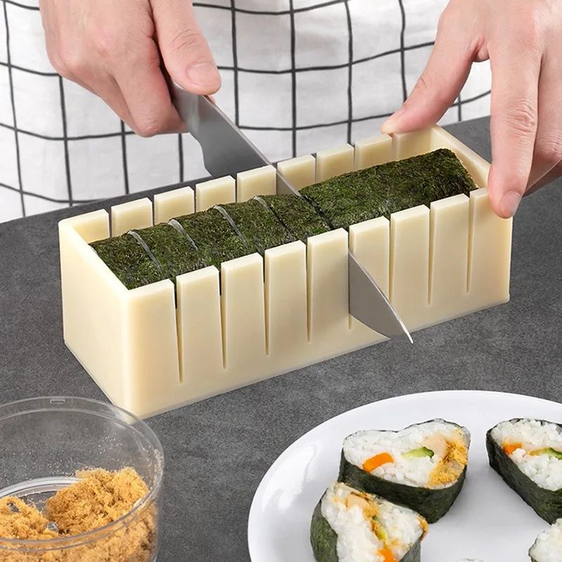 EasyRoll Sushi Maker Kit – 3-in-1 Sushi Roll Maker & Onigiri Mold Set