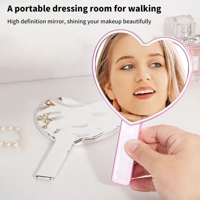 Signature Heart Handheld Vanity Mirror