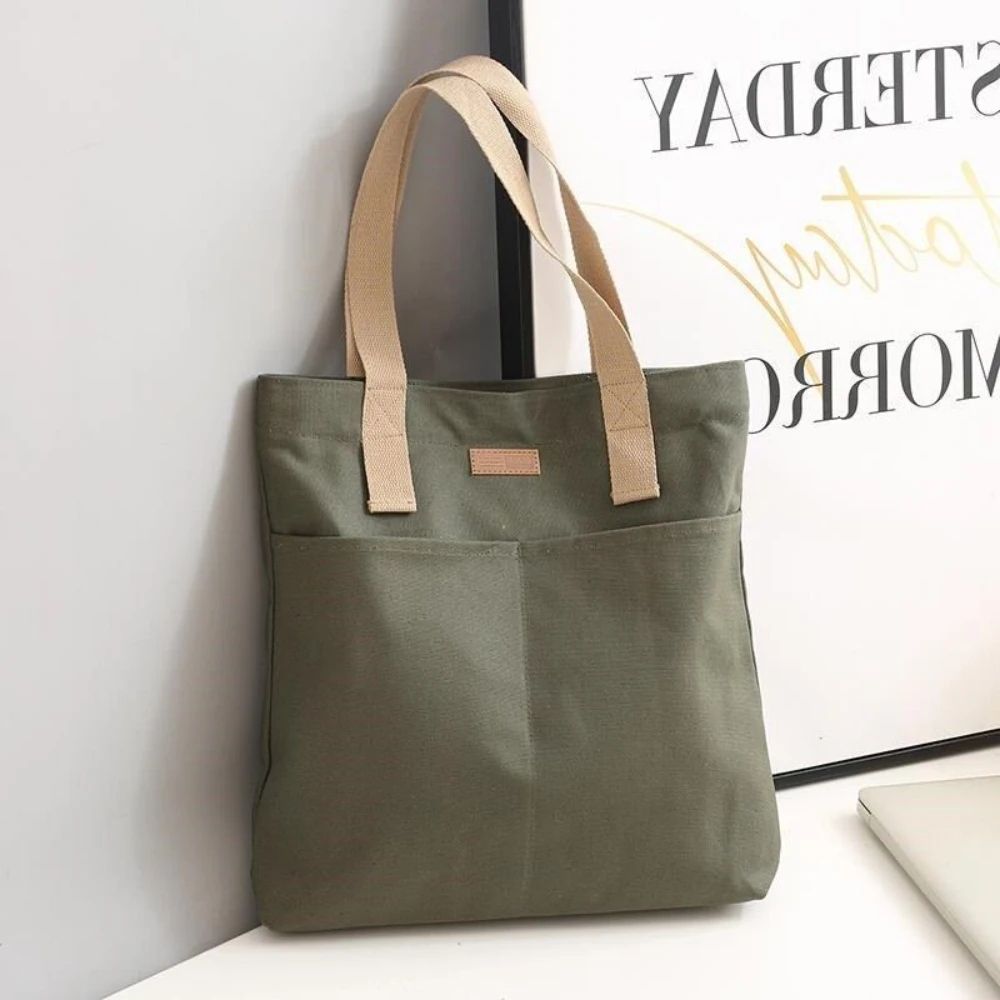 Women Canvas Tote Commuter Bag