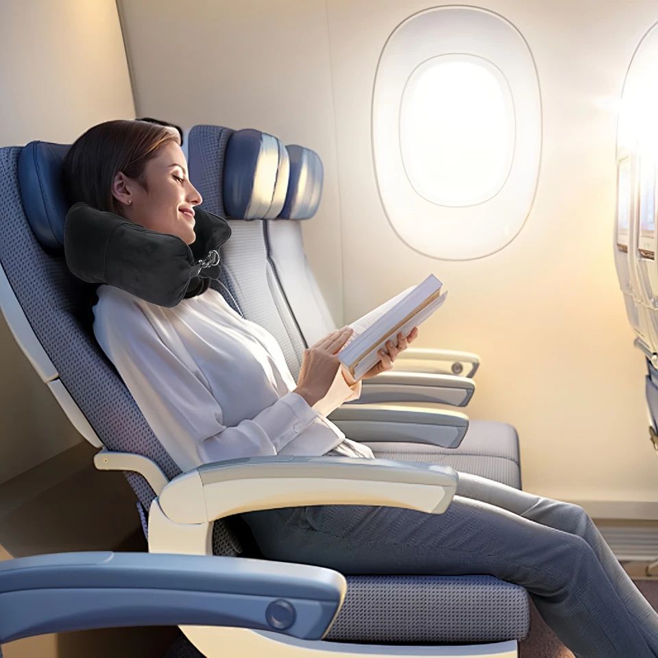 Convertible U Shaped Travel Neck Pillow
