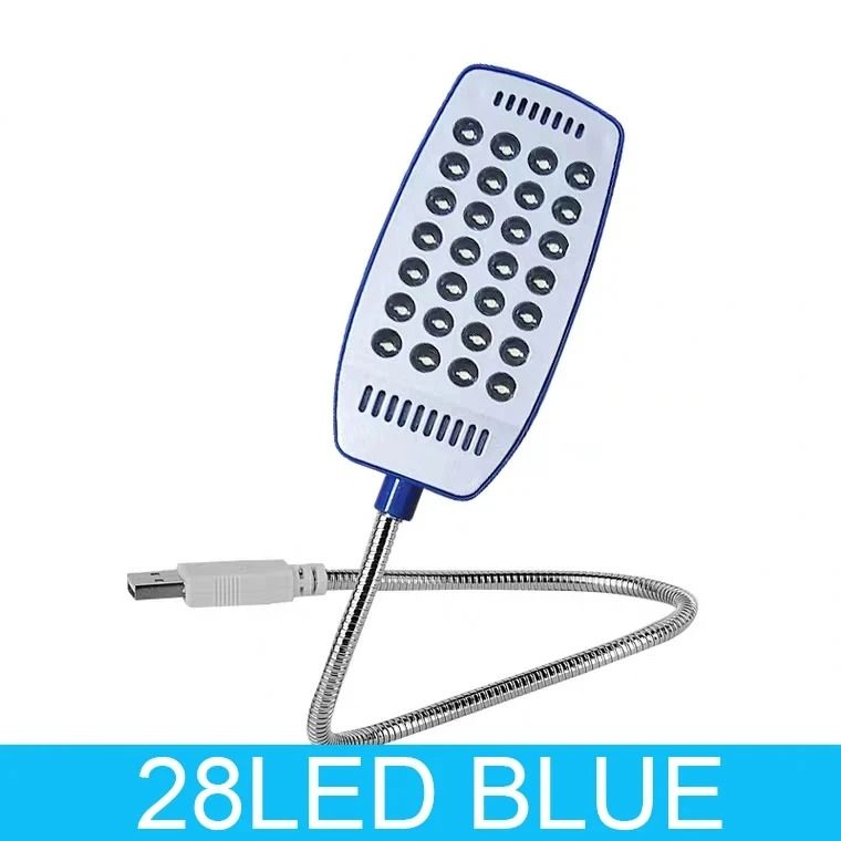USB LED Book Light with Flexible Neck and Eye Protection