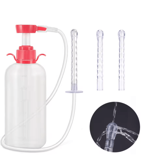 Reusable Vaginal & Anal Cleansing Syringe – 300/600ML Personal Hygiene Flushing Kit