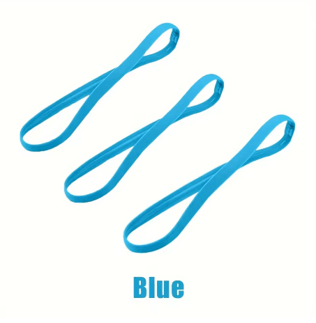 3PCS Sports Headbands Non Slip Elastic Sweatbands for Running Yoga and Fitness Unisex